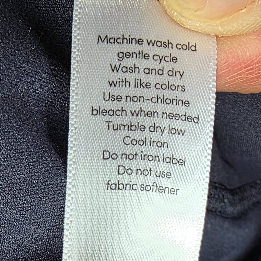 Athleta Navy Nylon/Spandex Leggings Size MT - Picture 8 of 15